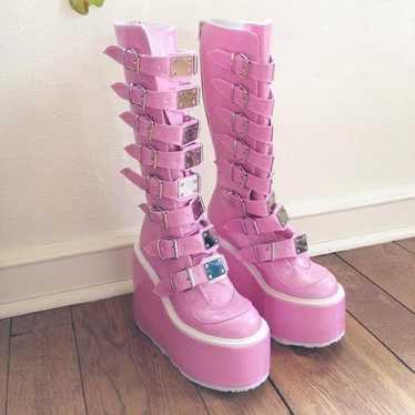 Deadstock Demonia Platform Demonia Boots Bubblegum