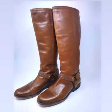 Frye Phillip Harness Tall Boots 10