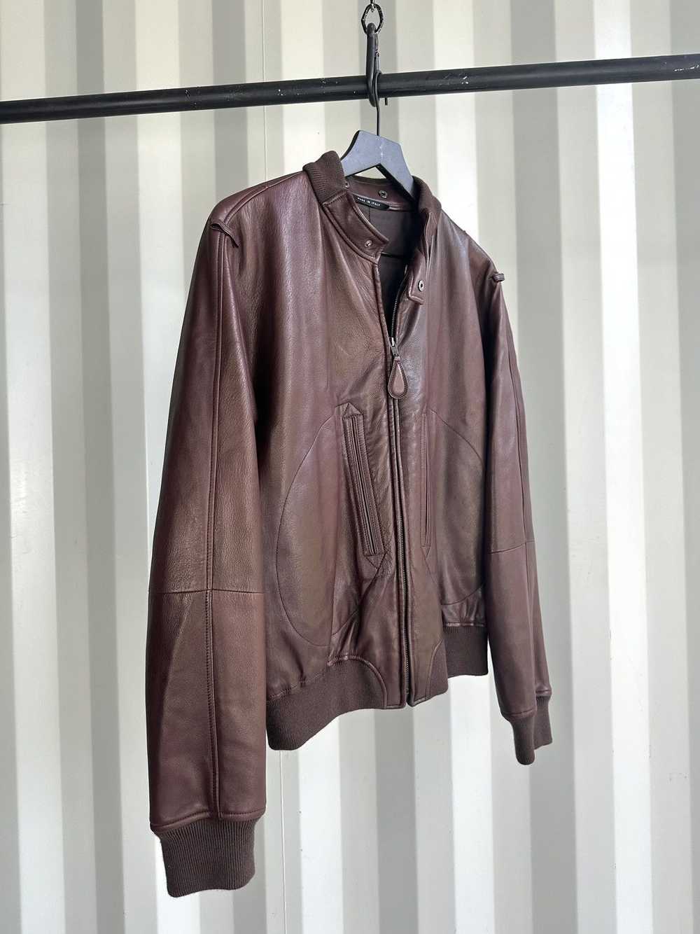 Gucci × Tom Ford Western Leather Jacket Oxblood - image 3