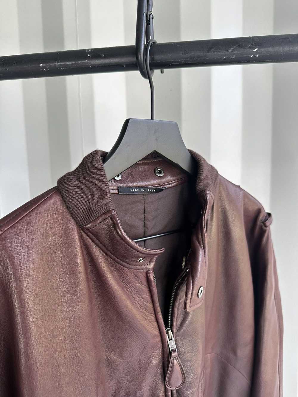 Gucci × Tom Ford Western Leather Jacket Oxblood - image 4