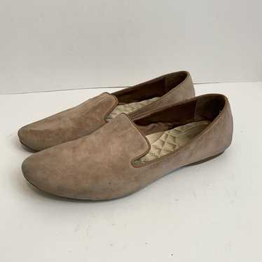 Birdies The Sterling Suede Flat Loafer Beige Brown