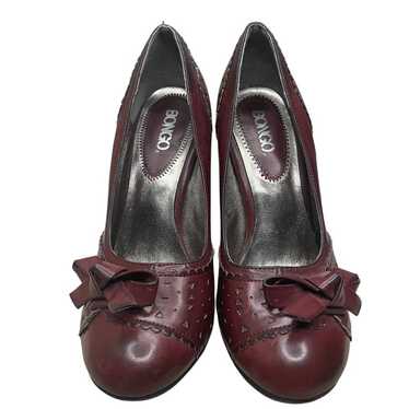 VTG Y2K Bongo Retro Shoes Pumps Womens 7.5 Kitten… - image 1