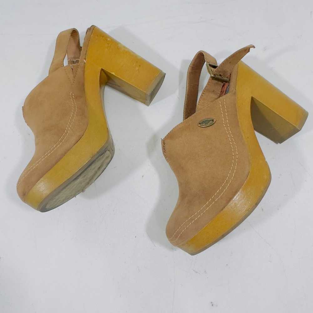 Rocket Dog Y2K Brown Suede Platform Clog Vintage … - image 4