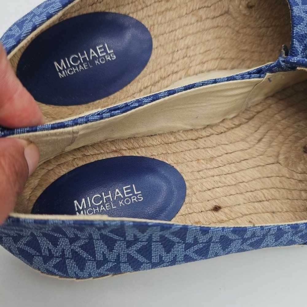 Michael Kors Kendrick Espadrilles Blue Slip On Wo… - image 6