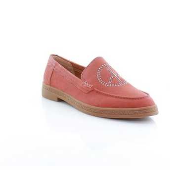 Lucky Brand Redmy Rancho Red Peace Sign Loafer 8 - image 1