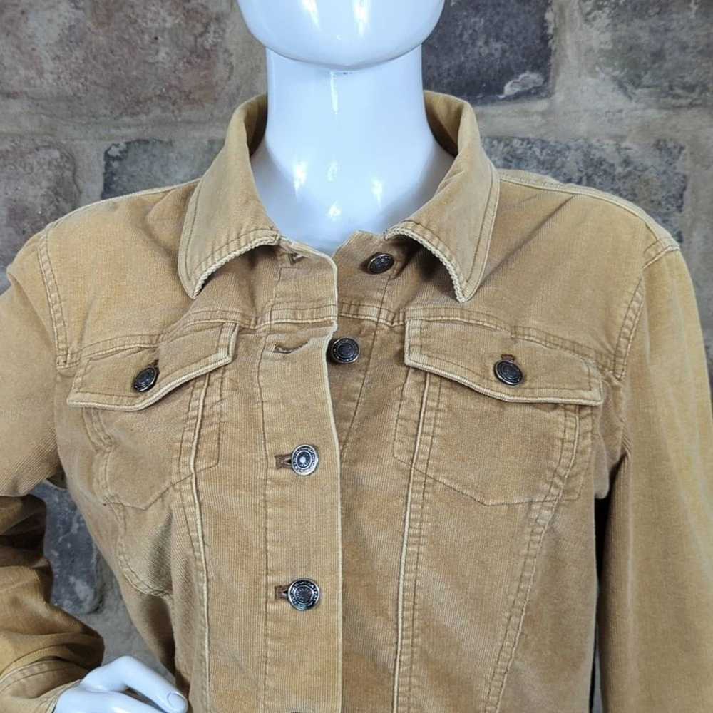 Other Rafaella corduroy jacket tan size 14 - image 2