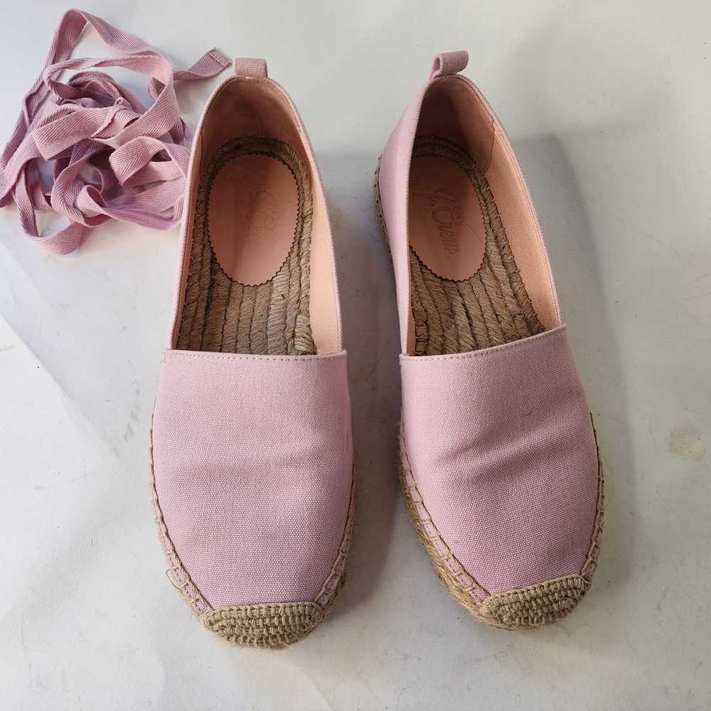 J. Crew Classic Ankle Tie Espadrille Flats Women'… - image 3