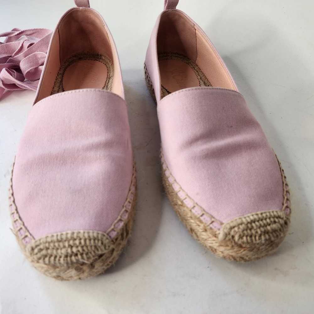 J. Crew Classic Ankle Tie Espadrille Flats Women'… - image 4