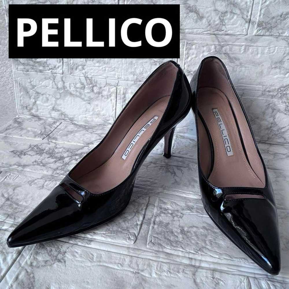 Excellent condition PELLICO Anelli Enamel Pumps w… - image 1