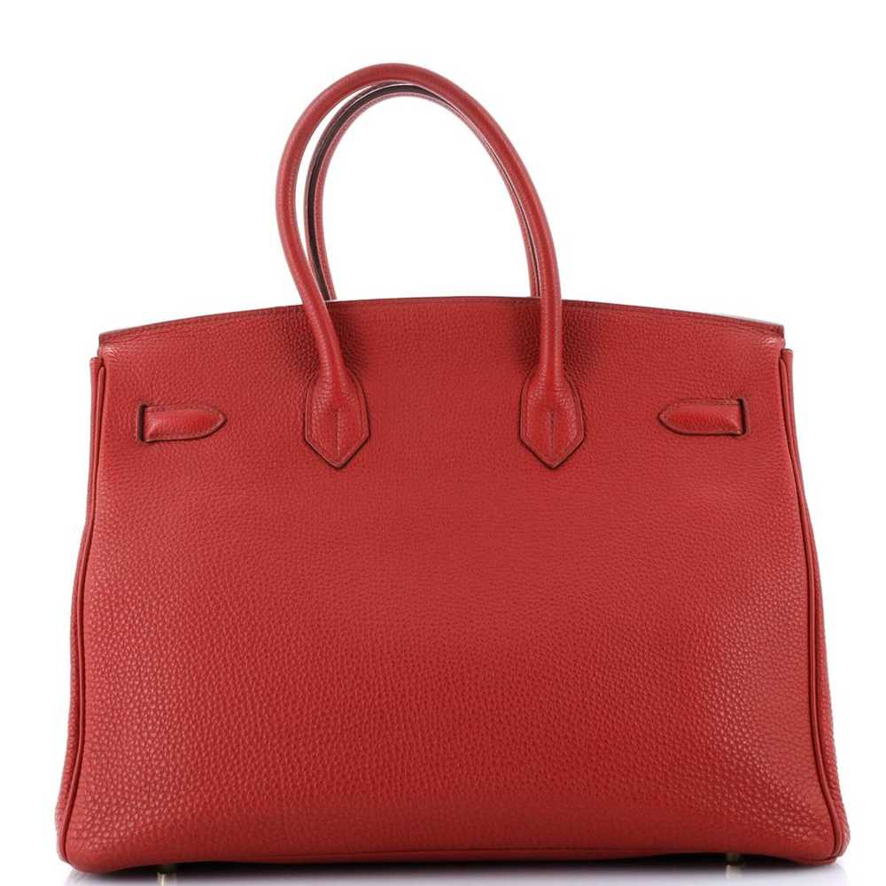 Hermès Birkin 35 leather tote - image 3