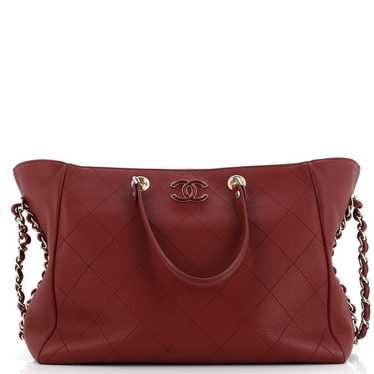 Chanel Classic Cc Shopping leather tote - image 1