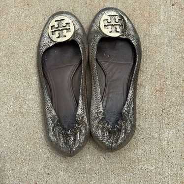 Tory Burch Metallic Flats