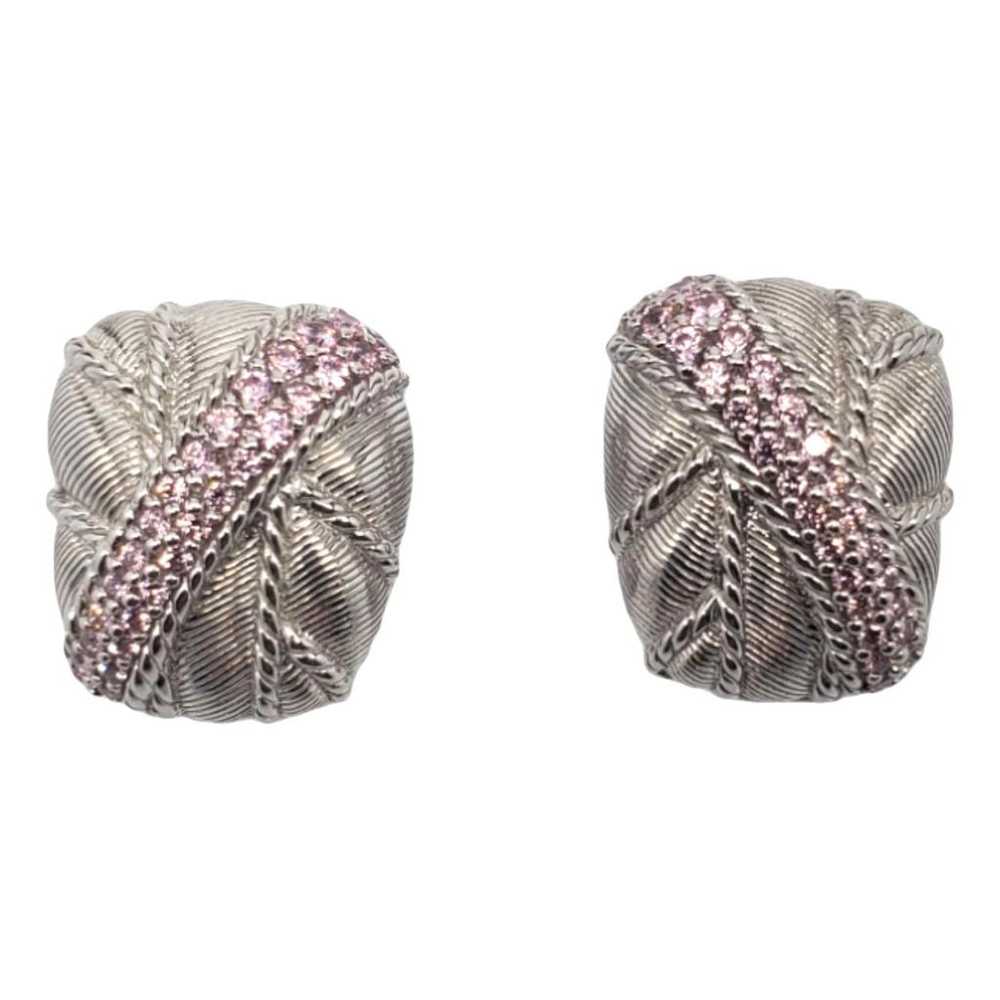 Judith Ripka Silver earrings - image 1