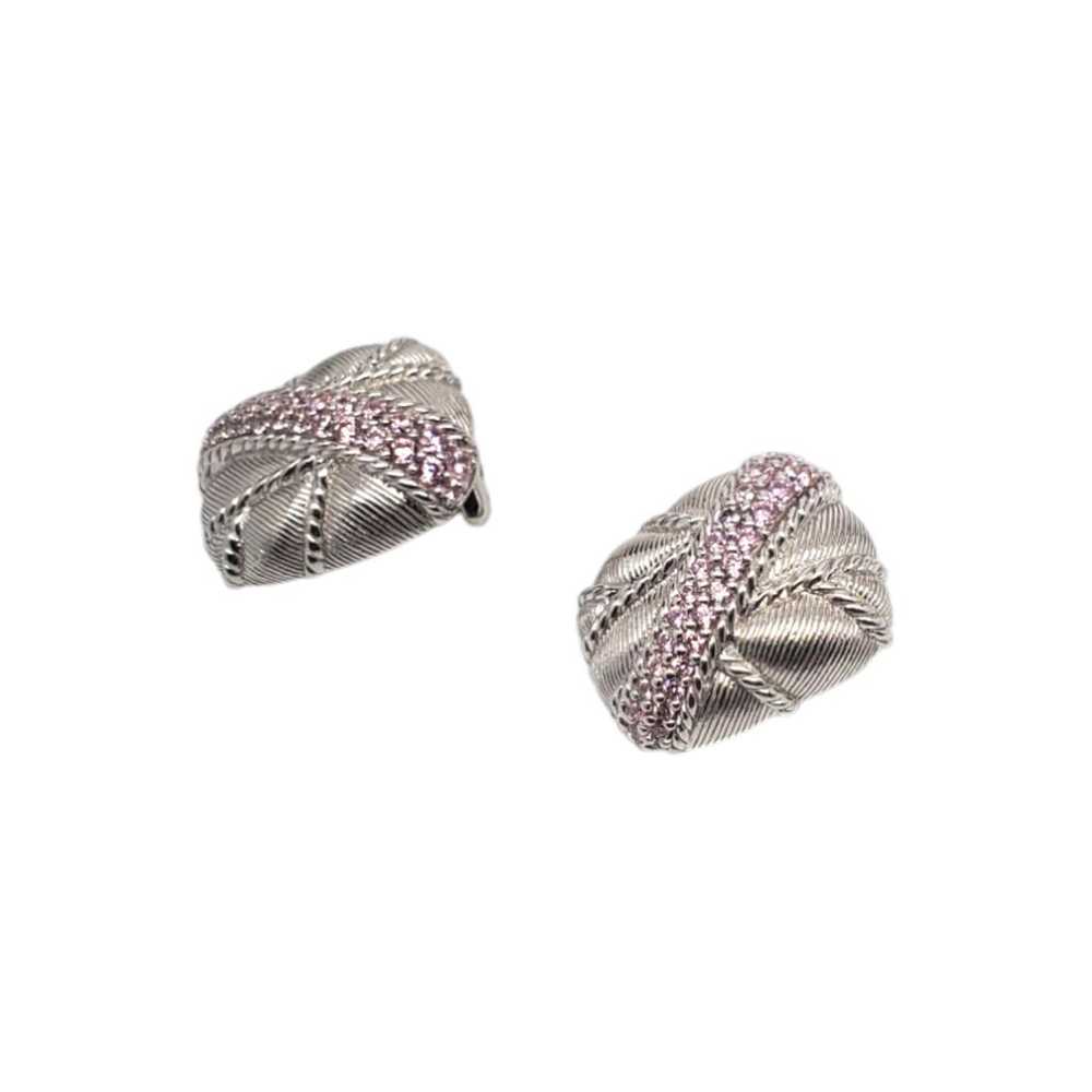 Judith Ripka Silver earrings - image 5