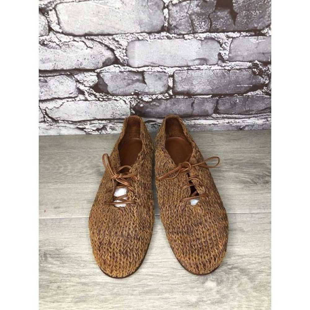 Cole Haan Resort Brown Leather Woven Basket Weave… - image 10