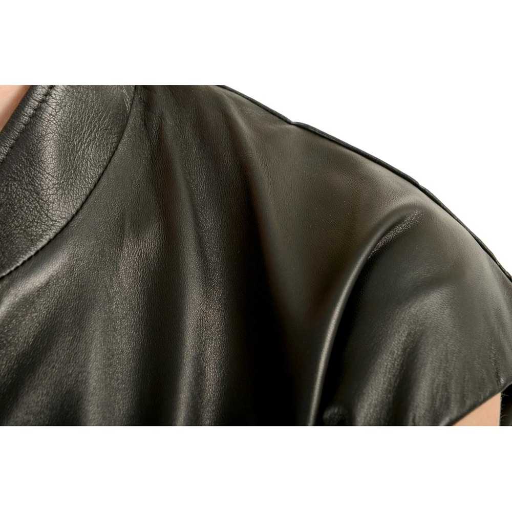 Ferrari Leather mid-length dress - image 5