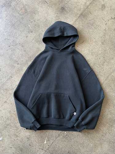 1990s Russell Faded Black Hoodie