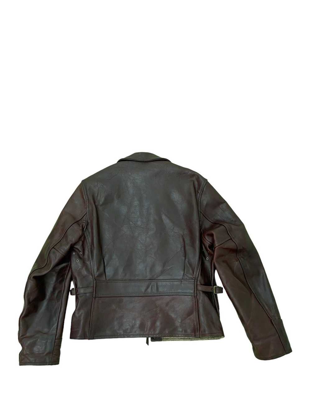 Aero Leather × Leather Jacket × Vintage 1930s Hal… - image 10