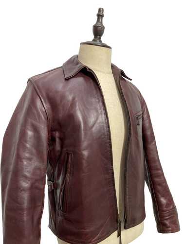 Aero Leather × Leather Jacket × Vintage 1930s Hal… - image 1