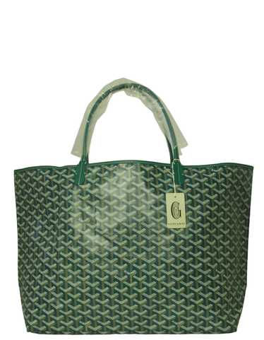 Goyard NEW Green Goyardine St. Louis GM Tote