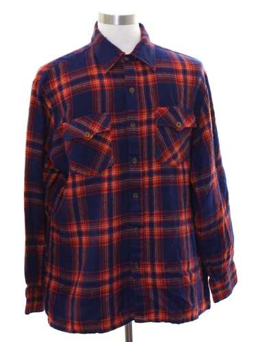 1990's WoodLand Mens Western Style Flannel Shirt