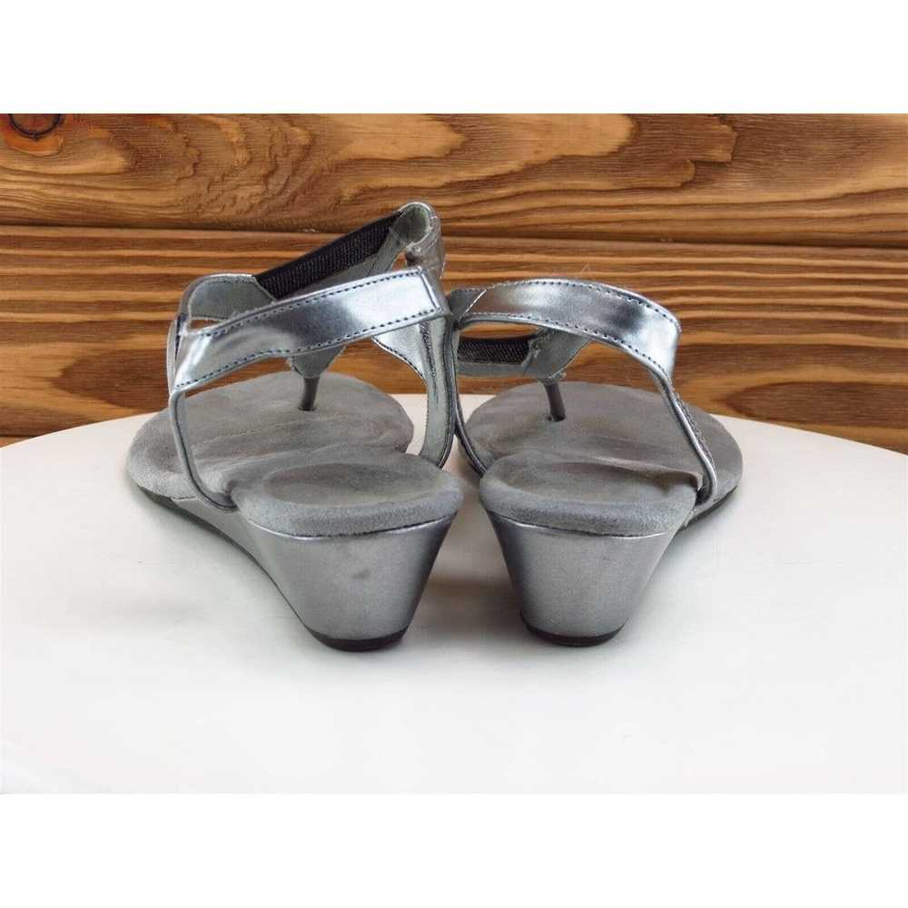 Dexflex Size 8.5 M Women Sandal Thong Silver Synt… - image 7