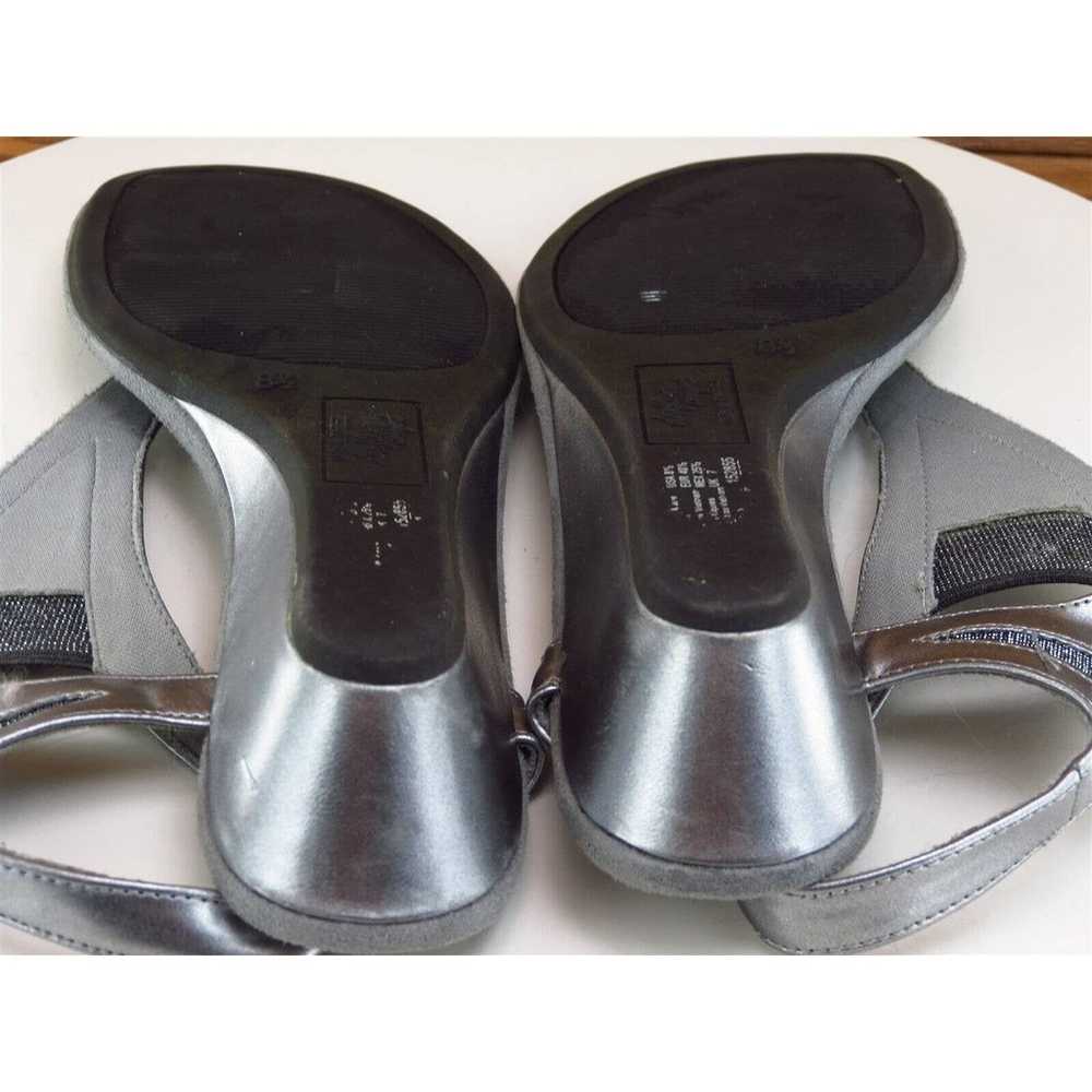 Dexflex Size 8.5 M Women Sandal Thong Silver Synt… - image 9