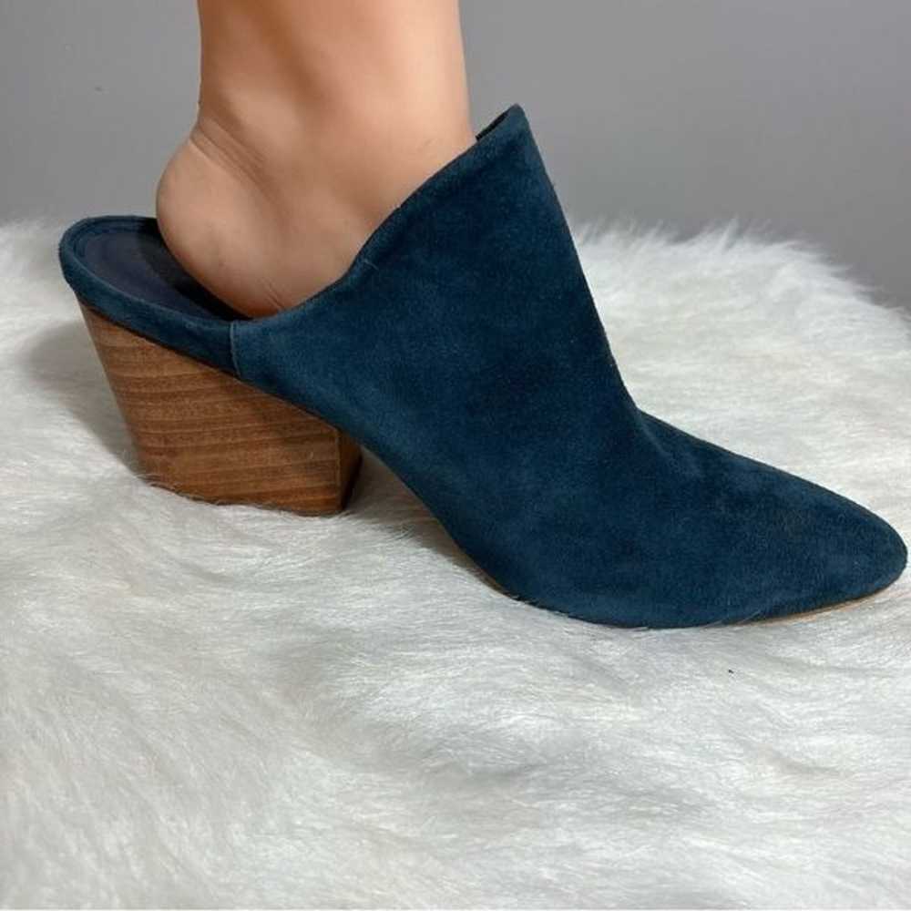 Able (Local + Global) Rojas Blue Suede Mule - 9.5 - image 3