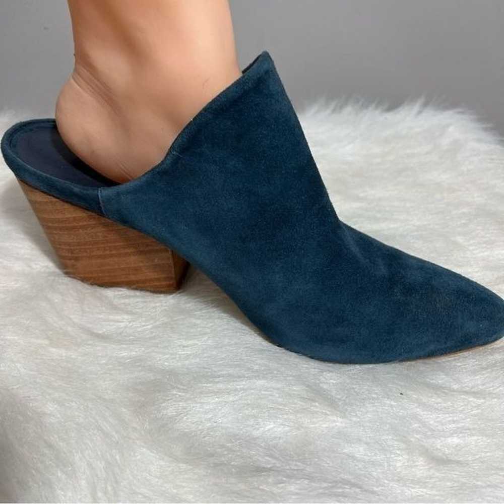 Able (Local + Global) Rojas Blue Suede Mule - 9.5 - image 4