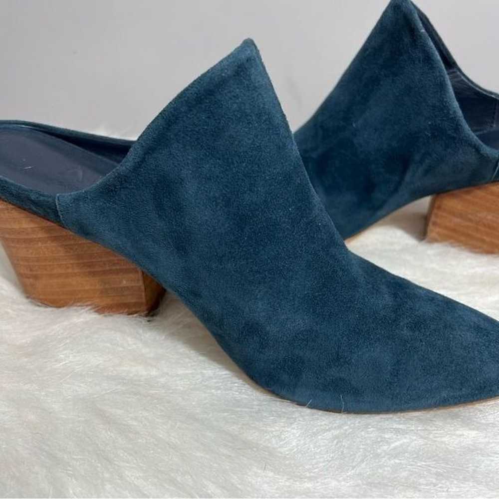 Able (Local + Global) Rojas Blue Suede Mule - 9.5 - image 5