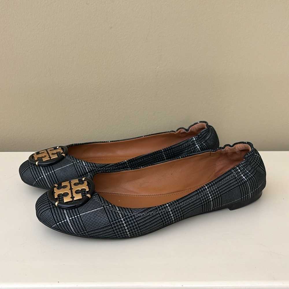 Tory Burch Grey Logo Ballet Flats - image 2