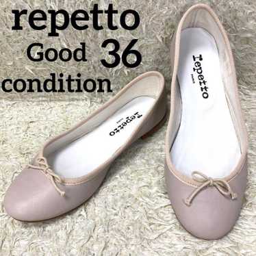 "Like New" Repetto Pumps Flat Sandrillon Ribbon Ba