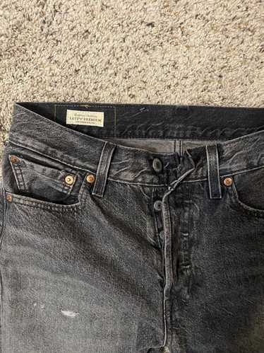 Levi's Levis Premium 501 Black Denim Jeans 29x30