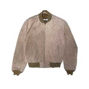ジャケット・アウター 80s Schott suede leather bomber jkt Schott suede bomber leather - Gem