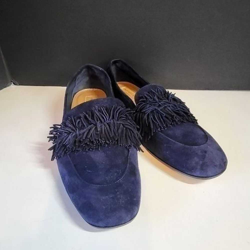 Aquazurra Firenze Navy Blue Suede Shoes - image 2