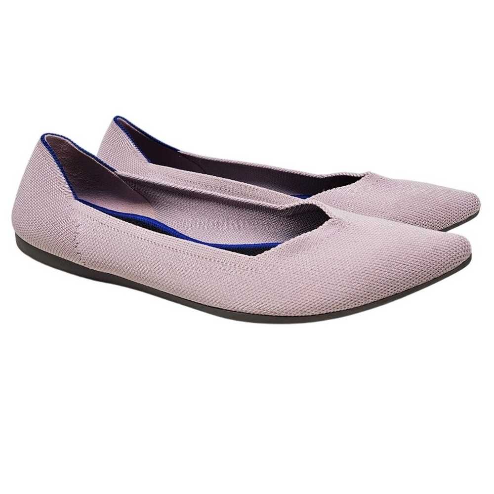 Rothys 11 The Point Light Pink Ballet Flat Washab… - image 1