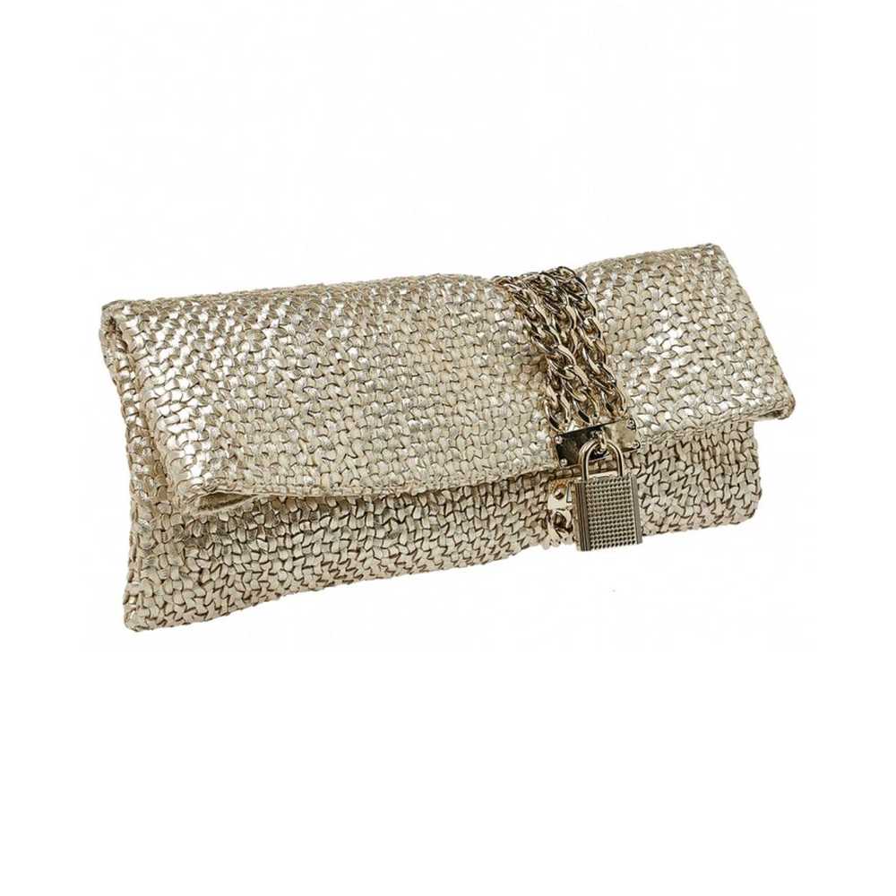 Jimmy Choo Chandra leather clutch bag - image 3