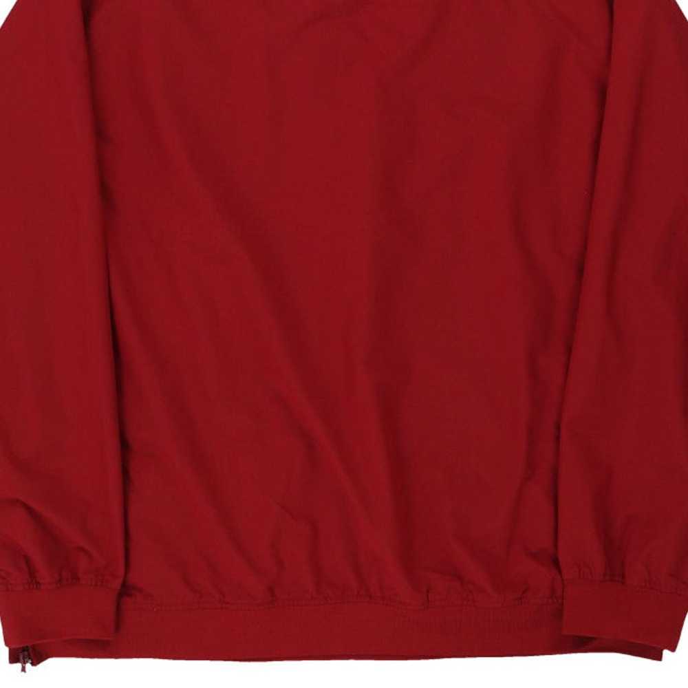 Superbowl XLII Nfl Windbreaker - XL Red Polyester - image 6