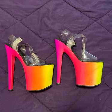 Rainbow Pleaser Heels