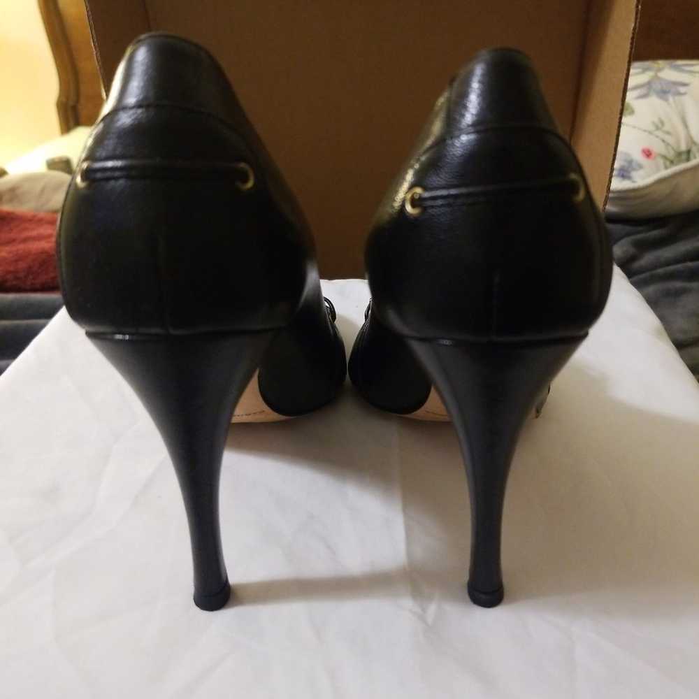 Womens Carolina Herrera black stilettos - image 2