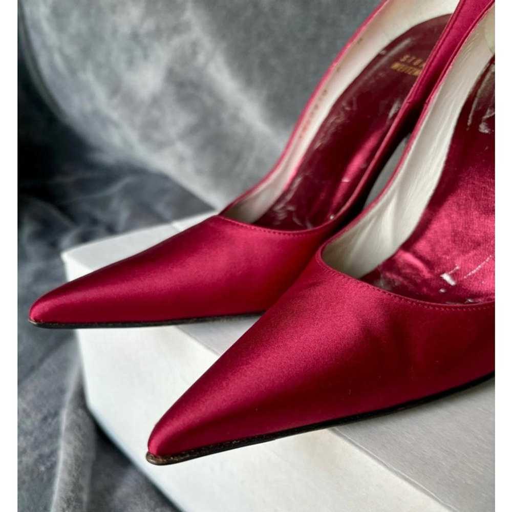 Stuart Weitzman Pointed Red Heels - image 4