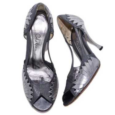 Cole Haan Metallic Silver Pumps, Size 6.5 - image 1