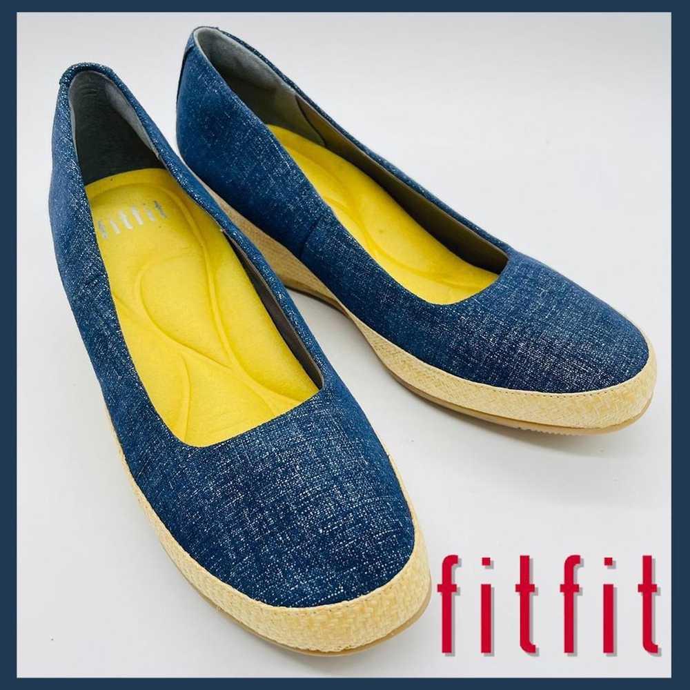 【Beautiful Condition】 Fit-fit☆Pumps Canvas☆25cm☆N… - image 12