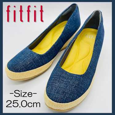 【Beautiful Condition】 Fit-fit☆Pumps Canvas☆25cm☆N… - image 1