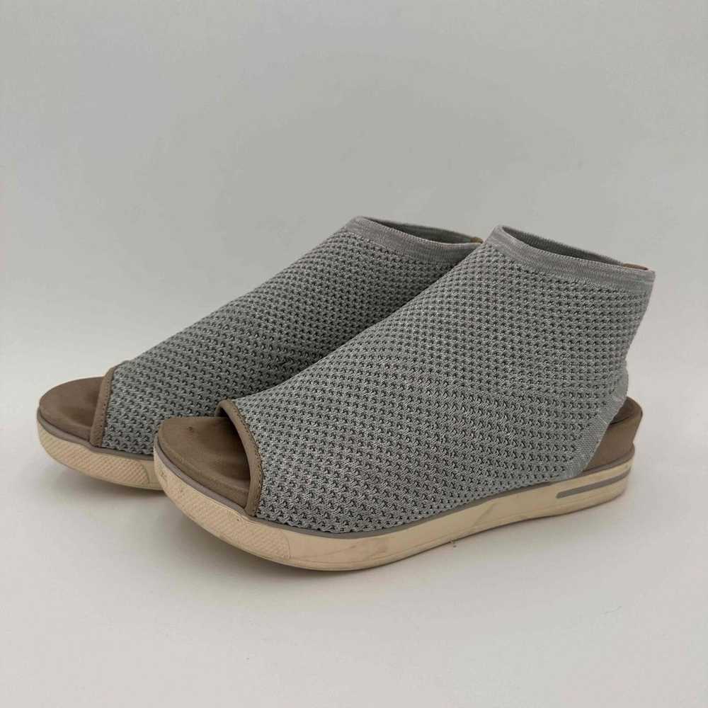 Eileen Fisher Gray Snug Knit Upper Recycled Platf… - image 4