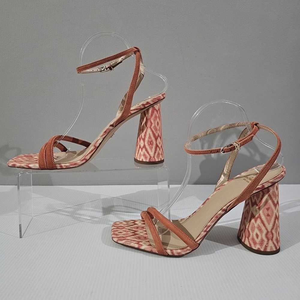 Sam Edelman Kia Sandal Block Heel Strappy Shoe Te… - image 2