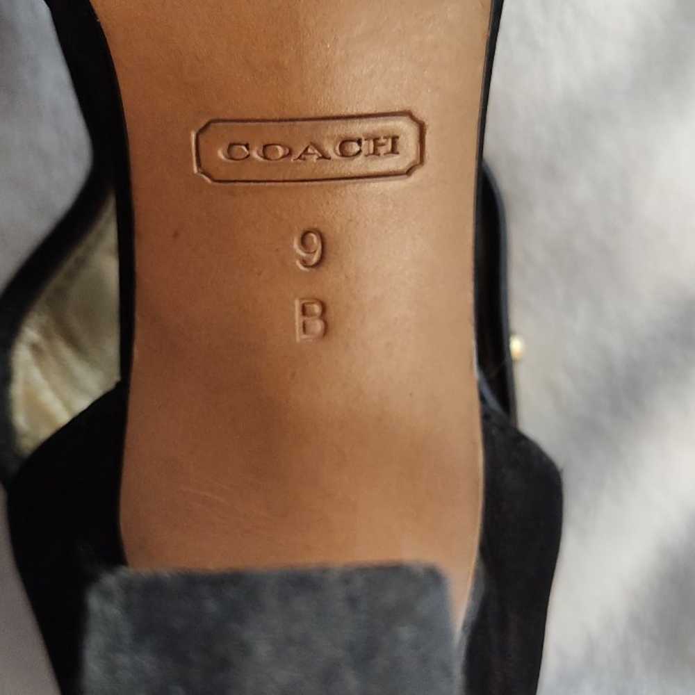 Coach black 9B heels - image 6