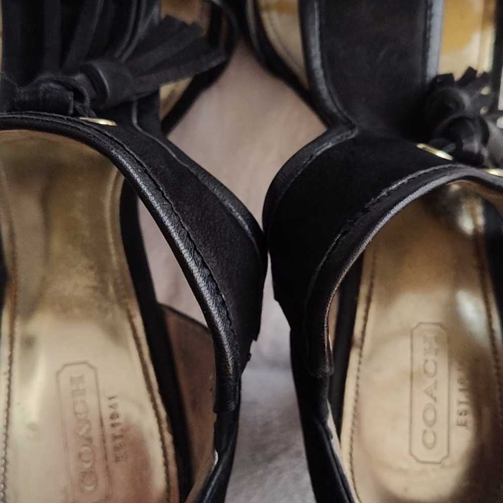 Coach black 9B heels - image 8