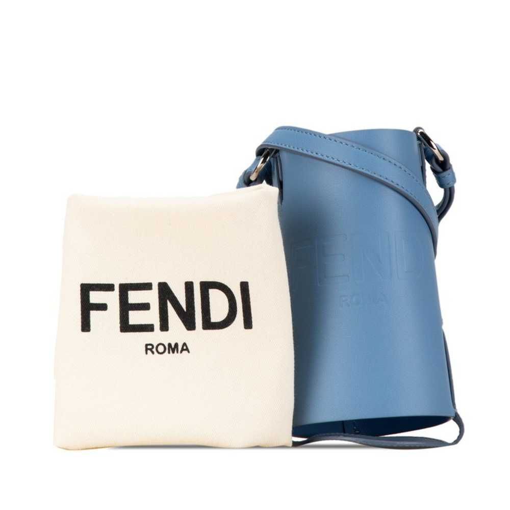 Fendi FENDI Water Bottle Holder 7AS022 Light Blue… - image 7