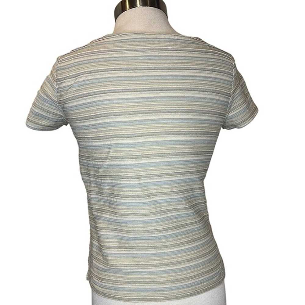 Vintage J. Jill Women SP Striped Short Sleeve  Co… - image 6